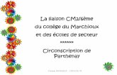 La liaison CM2/6ème du collège du Marchioux et des …ww2.ac-poitiers.fr/ia79-pedagogie/IMG/pdf/Liaisoninterdegresdu... · I wanna sing jazz, sing jazz, I wanna sing jazz, sing