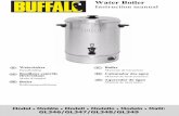 Water Boiler Instruction manual - Buffalo Home manual gl346 gl347...  Waterkoker Handleiding Bouilloire