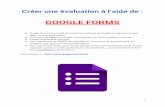 GOOGLE FORMS - disciplines.ac-toulouse.fr · Pour créer un formulaire, vous devez vous rendre sur Google Drive et vous connecter à votre compte Google à l’aide de vos identifiants