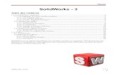 SolidWorks - 3 - projet.eu.orgprojet.eu.org/pedago/sin/tutos/solidworks_3.pdf · Tutoriel SolidWorks - 3 Table des matières 1. La modélisation surfacique ...