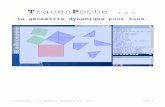 TracenPoche : le logiciel de géométrie dynamique de ...tracenpoche.sesamath.net/IMG/mode_d_emploi_tep.pdf · 2.1.3 La structure du script ... Cette zone constitue une aide appréciable