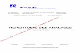 repertoire Des Analyses - Astralab.frastralab.fr/IMG/pdf/catalogue_des_analyses-pdf_DEC_2015.pdf · Répertoire des analyses Laboratoire ASTRALAB version janvier 2016 GUIDE D'UTILISATION