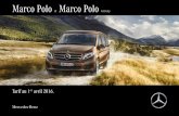 Marco Polo - Mercedes-Benz France · 3 p MARCO POLO avec Intelligent Light System, toit relevable EASY-UP, jantes alliage 48cm (18’’) à 5 branches double, peinture métallisée