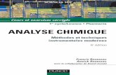 ANALYSE CHIMIQUE - 6ème édition - Chimie Analytiquedjpharma.doomby.com/medias/files/rouessac-analyse... · domaine et l’analyse chimique : la Chimie Analytique était une science