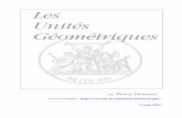 Les Unités Géométriques - UTCtthomass/Themes/Unites/unites/cat/geo/Les unites... · Les unités géométriques– les unités de longueur : 4 longitude et dont les latitudes diffèrent