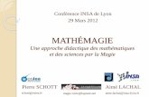 Conférence INSA de Lyon 29 Mars 2012scd.docinsa.insa-lyon.fr/sites/docinsa.insa-lyon.fr/files/... · Tour II : prior commitment de Simon Aronson 29/03/2012 10 Forçage des nombres