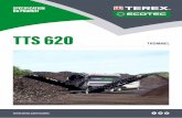 TTS 620 - terex.comedisp/ucm03_333327.pdf · UNITÉ D'ALIMENTATION ET COMMANDE CAT 4.4 Tier IIIA, 97 kW, 1 500 tr/min vitesse fixe Caterpillar C4.4 Tier IV Final 82 kW, vitesse variable