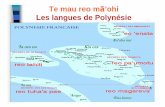 Te mau reo m ā’ohi Les langues de Polynésie - …webistem.com/psi2009/output_directory/cd1/Data/articles/000704.pdf · Evaluation psycholinguistique des programmes d’enseignement