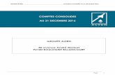 GROUPE ALTEN 40 avenue André Morizet 92100 … · GROUPE ALTEN Comptes consolidés au 31 décembre 2016 Page 2 SOMMAIRE 1. COMPTES CONSOLIDES ...