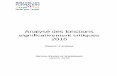 Analyse des fonctions significativement critiques .moyen des 93 fonctions critiques est de 52,9%,