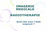 IMAGERIE MEDICALE RADIOTHERAPIE - Le réseau de ... · Actes réalisés en radiologie ou en médecine nucléaire : •Radiographie standard •Echographie •Scanner ... possible