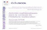 [Seconde STHR] - Activités mathématiques dans le …mslp.ac-dijon.fr/IMG/pdf/_seconde_sthr__-_activites_mathematiques... · Mathématiques Activités mathématiques ... noter que