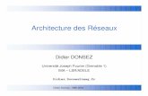 Architecture des Réseaux - LIG Membreslig-membres.imag.fr/donsez/cours/reseaux.pdf · Didier Donsez, 1996-2002 1 Architecture des Réseaux Didier DONSEZ Université Joseph Fourier