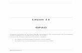 Leçon 11 GPAO - cetice.u-psud.fr · PDF filetechniques • Une planification plus détaillée et à moyen terme permet de réaliser le Plan ... La gestion de production est en liaison