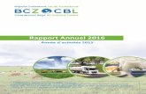 Rapport Annuel 2016 - bcz-cbl.be · Année d’activités 2015 ... Les textes des discours de notre Assemblée générale se trouvent sur la partie publique de notre site web dans