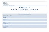 Cycle 3 CE2 / CM1 /CM2 - webetab.ac-bordeaux.frwebetab.ac-bordeaux.fr/Primaire/64/IENStJeanDeLuz/evaluation/... · Le livret d’évaluation ... (qui définit ce que doit savoir un