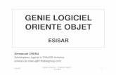 GENIE LOGICIEL ORIENTE OBJET - .programmation orient© objet pour traduire en code source la solution