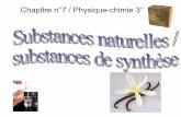 Chapitre n°7 / Physique-chimie 3° - Collège Hubert Fillayclg-hubert-fillay-bracieux.tice.ac-orleans-tours.fr/eva/sites/clg... · Activité n°1:Des substances chimiques dans notre