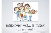 ENSEIGNEMENT MORAL ET CIVIQUE - La sensibilité · ENSEIGNEMENT MORAL ET CIVIQUE - La sensibilité - melimelune.com réalisé à partir du Guide d’enseignement moral et civique