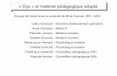 « Dys » et matériel pédagogique adapté - #ClasseTICEclassetice.fr/IMG/pdf/logiciels_et_materiel_adaptes_aux_eleves_dys... · Dysphasie : Dyscalculie : Dyspraxie : - Contourner