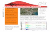 Réseau Accélérométrique Permanent - rap.resif.fr · études post-sismiques ... qualité intrinsèque pour les Pyrénées, de la forme Q i~400f0.4. ... Atténuation des ondes dans