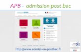 APB - a post bac€¦ · Sur liste d’attente ... lycée Montaigne BORDEAUX ... (Ce « vœu groupé » ne comptera que pour une seule candidature parmi les 12