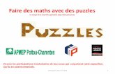 Faire des maths avec des puzzles - apmep.poitiers.free.frapmep.poitiers.free.fr/IMG/pdf/atelier_puzzles.pdf · Faire des maths avec des puzzles En marge de la nouvelle exposition