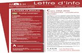 L af Lettre d’info - unicaen.fr · Mathieu Messager (Colloque Cerisy) Autoportrait en Roland Barthes Françoise gaillard (Colloque Cerisy) Défense et illustration de la beauté
