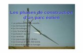 (Les phases de construction d'un parc éolien · Semelle de propreté Début du ferraillage Ferraillage complet pour virole GAMESA G90 – 2 MW. NORDEX N90 – 2,3 MW Le ferraillage