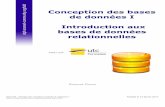 Conception des bases de données I : Introduction aux … · s t p h. s c e n a r i-c o m m u n i t y. o r g / b d d bdd1.pdf Conception des bases de données I Introduction aux bases