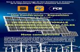 Sonatrach, Sonelgaz et le Forum des Chefs … · Une Conférence - Exposition sous le thème : Janvier 2018 Alger 17, 18 & 19 « Le programme national des énergies nouvelles et renouvelables