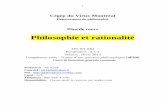 Cégep du Vieux Montréal - Philosagessephilosagesse.weebly.com/uploads/2/0/2/4/20243859/plan_tic.pdf · 2 I-Présentation du cours Philosophie et rationalité est le premier cours