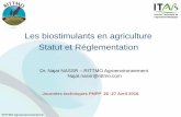 Les biostimulants en agriculture Statut et Réglementation · Projet de réglementation établissant les règles relatives à la mise à disposition sur le marché des fertilisants