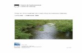 A GLANE CAMPAGNE 2006 - Etat de Fribourg · visant à améliorer la qualité actuelle de ce cours d’eau. 2. ... par contre, les stations 164 et 165 sur le ruisseau de Cottens ont