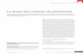 La durée des contrats de partenariat - Seban & … · advenir de certains contrats publics(16). À tout le moins, on le disait, le contrat doit comporter des clauses relatives à