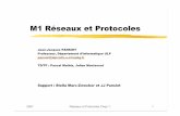 M1 Réseaux et Protocoles - pansiot/enseignement/RP/RP-chap 1.pdf · Bibliographie Guy Pujolle, Les réseaux, Eyrolles, édition 2008 (~1000 ... Téléinformatique, Dunod, 1983 Christian