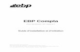 EBP Compta - snes.edu · EBP Compta 5 Certaines fonctions d'échange de données (transfert de fichiers xml ou autres) vers une application tierce ne seront effectives que si le contrat