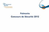 Le Concours de Sécurité de la CARSAT Alsace … · M. Paul BENTZ 67120 DACHSTEIN représentant le groupe de travail "Amélioration de la manutention des palettes" MM. Joaquim MARQUES