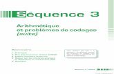 Séquence 3 - Académie en ligne : tous les cours de l… · 2018-03-25 · Séquence 3 – MA03 1 Séquence 3 Arithmétique et problèmes de codages (suite) Cette séquence fait