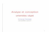 Analyse et conception orient ees objet - lacl.frpolonowski/Cours/MOO/chapitre1.pdf · Plan du cours I. Introduction A. Processus de d eveloppement B. Uni ed Modeling Language II.