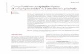 Complications anaphylactiques et anaphylactoïdes de l ... · Mots-clés : anesthésie, réaction anaphylactique, anaphylaxie, curares, latex, épidémiologie, tests cutanés, immunoglobulines