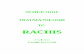Chapitre 3 Rachis - lymeaware.free.frlymeaware.free.fr/lyme/BackPain/Chap3_Rachis.pdf · On peut palper l'ischion et le grand trochanter qui délimitent la gouttière ischio-trochantérienne