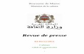 Royaume de Maroc - minculture.gov.ma · et docteur en anthropologie Salima Naji, auteur du livre « Art et Architectures berbères au Maroc », montrent la typo- ... La FNAC Vient