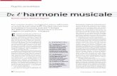 De l’harmonie musicale - res.kutc.kansai-u.ac.jpcook/PDFs/PourlaScience.pdf · de l’harmonie musicale. Au son principal d’une note isolée correspond une onde sonore sinusoïdale,