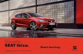Nouvelle SEAT Ibiza. · PDF file• Système de navigation avec cartographie Europe de l’Ouest • Système multimédia avec écran tactile couleur 8” 6 haut-parleurs, prise AUX-IN,