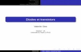 Diodes et .Plan du cours 1 Semi-conducteurs ... Transistor bipolaire : source de courant pilot©e