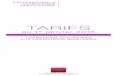Tarifs - sgcb.com · Prix TTC en CFP OUVERTURE, TRANSFORMATION, CLOTÛRE Ouverture du compte gRaTUIT ... • Remplacement de la carte / réédition du code confidentiel • Modification