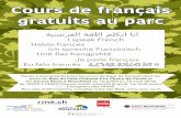 Cours de français gratuits au parc - ne.ch A3 version2.… · Venez suivre gratuitement les cours de base de français dans les parcs du Bois du Petit-Château à La Chaux-de-Fonds