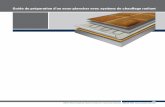 Guide de préparation d’un sous-plancher avec … d'installation avec... · Assemblage type sur structure de béton ou de bois Céramique ou pierre naturelle Mortier ou adhésif