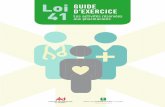 Loi GUIDE D’EXERCICE 41 Les activités réservées … · table des matiÈres 6 introduction et contexte 7 principes encadrant la prestation des activitÉs du pharmacien 12 activitÉs